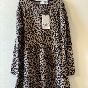 Zara animal print dress.  Size: 9